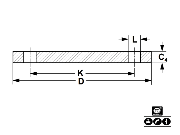 BLIND FLANGE EN 1092-1 05 PN10/16 - Image 2