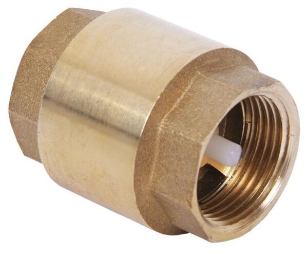 V030 - BRASS "YORK" CHECK VALVE SCREWED END NP16